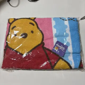 푸우 타월 컬러풀 미사용