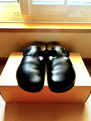 BIRKENSTOCK 블랙 보스턴 44 28.5cm
