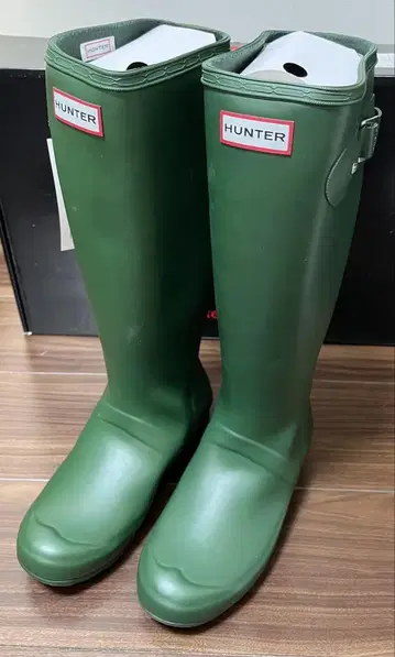 HUNTER 레인부츠 그린 M 24-24.5cm HUW25065