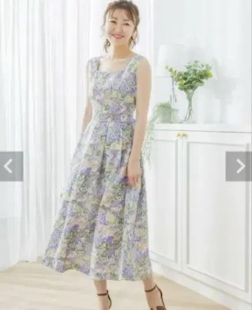 수채화 꽃무늬 원피스 치바 유카 and Cherim jointspace