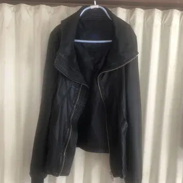 가죽 라이더 자켓 블랙