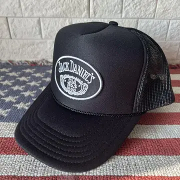 Jack Daniel's 블랙 메쉬 캡 미사용 잭 다니엘