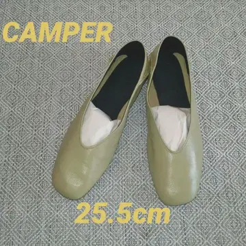 새상품급 CAMPER 캠퍼 플랫슈즈 스니커즈 베이지