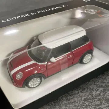 MINI COOPER S 풀백카 레드/화이트