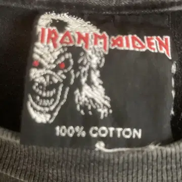 레어! IRON MEIDEN 택 LED ZEPPELIN 티셔츠