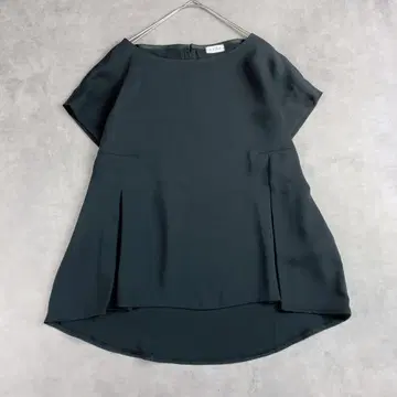 PLST 플라스테 프렌치 슬리브 풀오버 블라우스 블랙 S