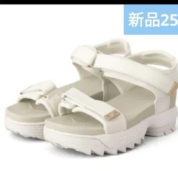 FILA 스포츠 샌들 25cm 디스럽터 웨지 샌들