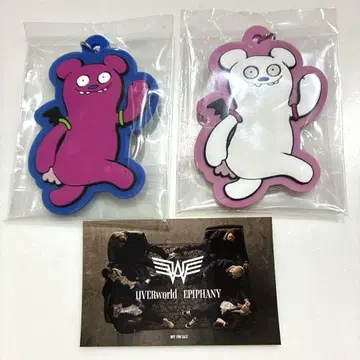 UVERworld EPIPHANY 키링 2개 세트와 스티커