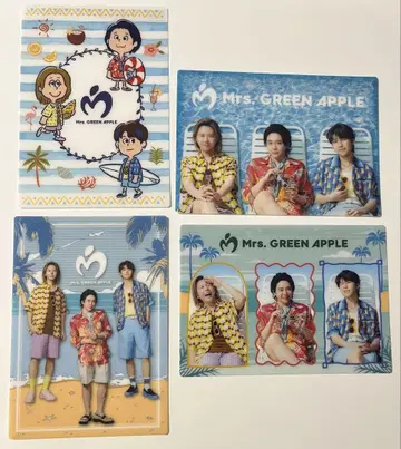 미세스 Mrs. GREEN APPLE 비주얼 보드 전종 세트 로손