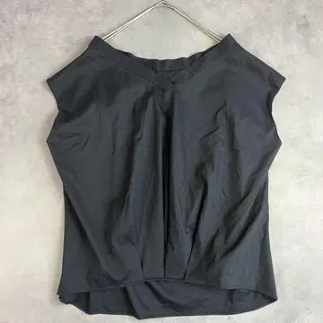 Plage 플라주 린넨 블렌드 풀오버 프렌치 슬리브 블라우스