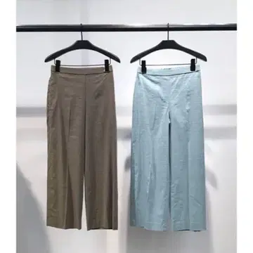 띠어리 린넨 와이드 팬츠
