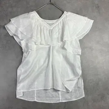 AMERICAN RAG CIE 아메리칸 랙 씨 린넨 프릴 블라우스