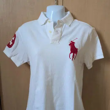 POLO RALPH LAUREN 반팔 폴로 셔츠 XS 화이트
