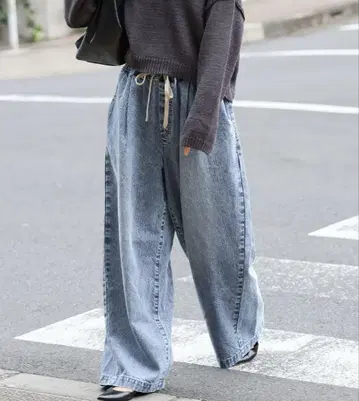 JOURNAL STANDARD 이지 데님 와이드 팬츠 36