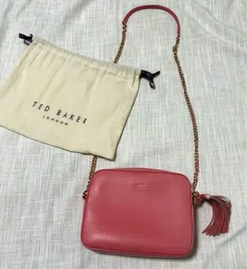 테드 베이커 TED BAKER 천연 가죽 체인 숄더백