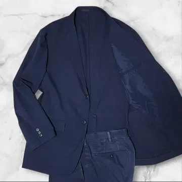 [레어 XL] UNIQLO 유니클로 셋업 감동 자켓 팬츠 세탁 가능
