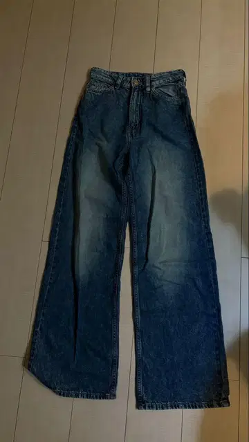 H&M 와이드 레그 데님 34