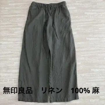 무인양품 린넨 스트레이트 팬츠