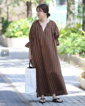 저널 스탠다드 소프트 스트라이프 원피스