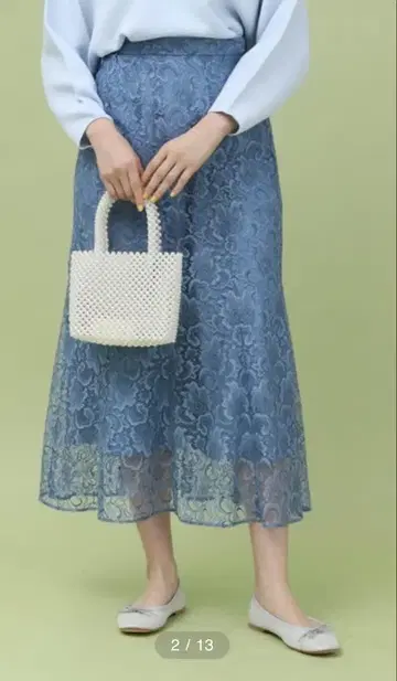 아나텔리어 레이스 스커트 38