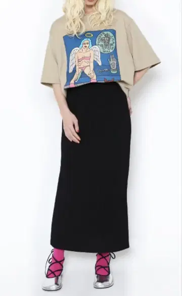 푸뉴즈 백 슬릿 롱 스커트 PUNYUS