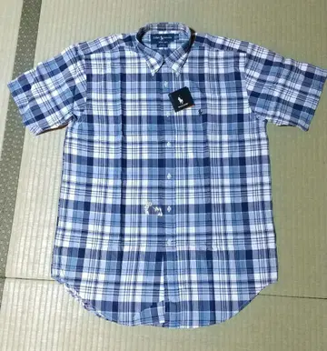 90년대 데드스탁 Ralph Lauren 반팔 셔츠 인도 면 100%