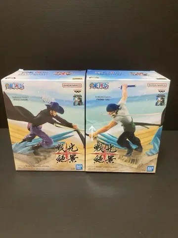 원피스 전광절경 미호크 & 조로 피규어 2체 세트