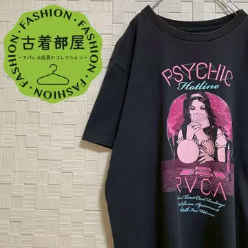 루카 아티스트 T셔츠 PSYCHIC Hotline 블랙 L 블랙