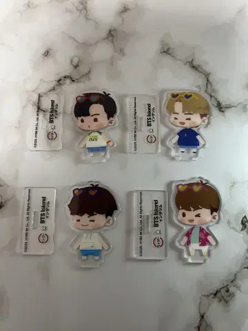 K-POP 아크릴 스탠드 4개 세트
