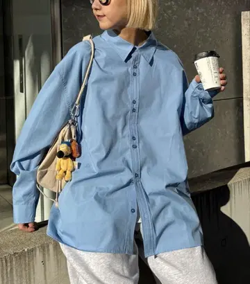 CIAOPANIC TYPY [UNISEX] 디자인 버튼 브로드 셔츠 M