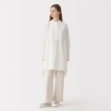 MUJI Labo 실크 혼방 튜닉