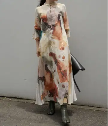 UNDRESSED AMELIA INK ART DRESS M