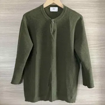417edifice 면 린넨 티셔츠 카키 M