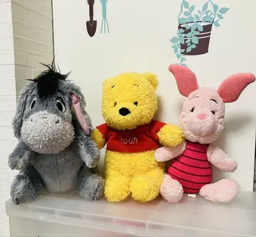 디즈니 리조트 한정 곰돌이 푸 봉제 인형 세트