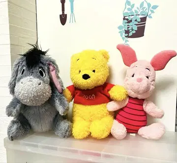 디즈니 리조트 한정 곰돌이 푸 봉제 인형 세트