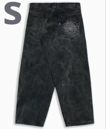 Web Jeans Washed black earlskateboards S