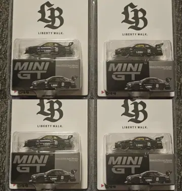한정판 Mini GT ER34 LBWK 4개 세트 v