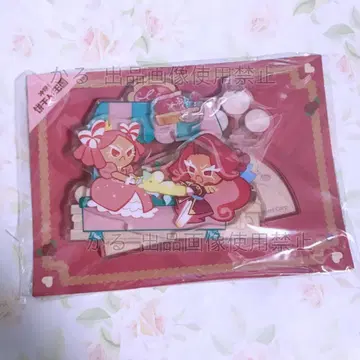 프린세스 맛 쿠키 라즈베리 맛 쿠키 디오라마 아크릴 스탠드