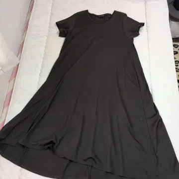 미즈이로 ind 반팔 티셔츠 원피스 카키