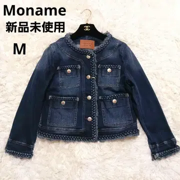 미사용 새상품 Moname 데님 자켓 프린지 M 사이즈