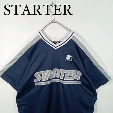 STARTER 미식축구 유니폼 네이비 메쉬 티셔츠 M