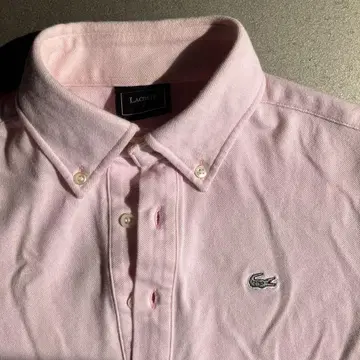 LACOSTE 핑크 피케 셔츠