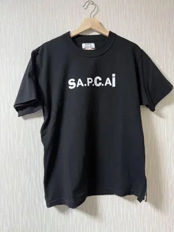 A.P.C. sacai SA.P.C.AI 티셔츠 M 블랙
