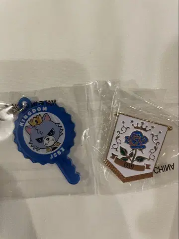 3대 토사카 히로오미 키 참 장미 핀 배지 세트