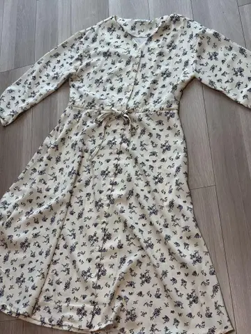 COHINA 꽃무늬 롱 원피스