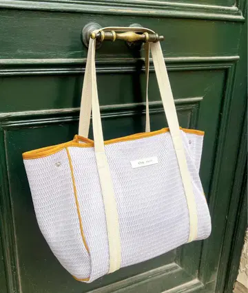 qbag paris nest zip M 그레이지비앙코/오렌지