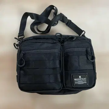 MAKAVELIC 블랙 숄더백