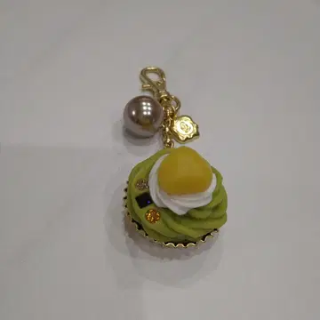 Qpot 큐팟 말차 몽블랑 백참 키링