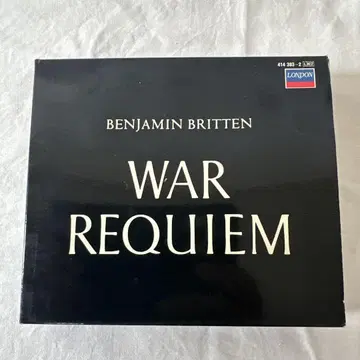 WAR REQUIEM 2매 CD