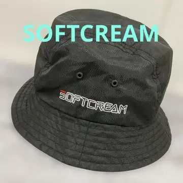 SOFTCREAM 버킷햇 블랙 5 패널 #C2904